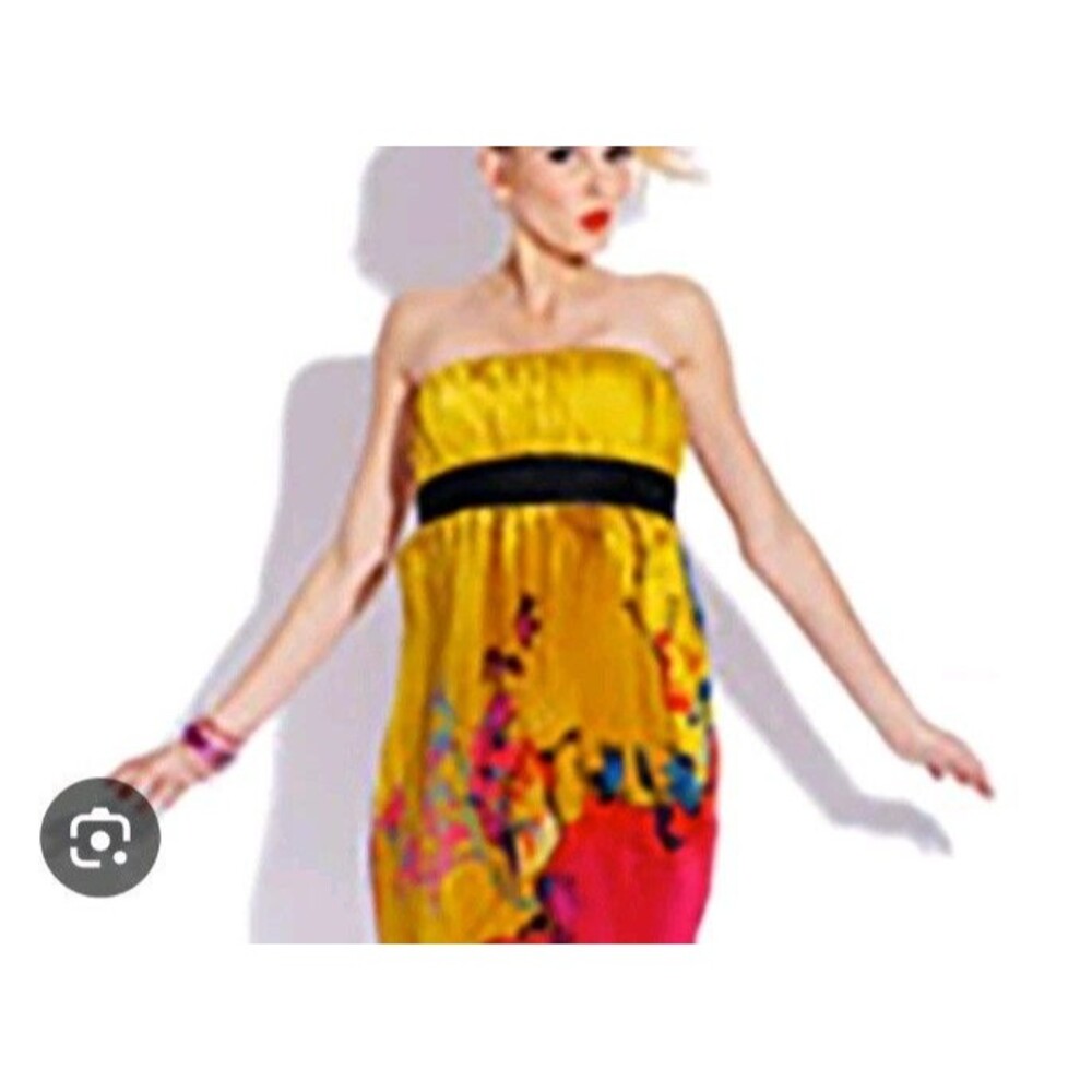 Kay Unger Pink Midi Dress NWOT 10 Sleeveless Pleated  100% Silk Ships From Usa